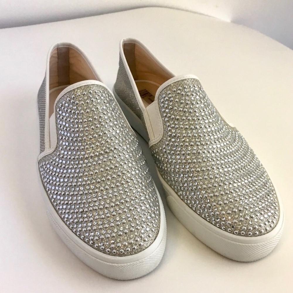 INC Sammee Slip on Sneakers in Champagne Bling